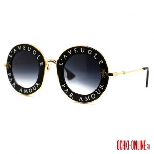 Купить Gucci GG0113S Black 001A фото