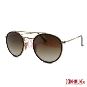 Ray Ban Round Double Bridge RB3647-N 001/51