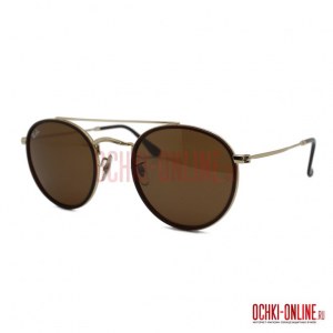 Ray Ban Round Double Bridge RB3647N 001/33