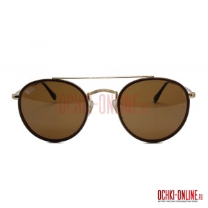 Ray Ban Round Double Bridge RB3647N 001/33